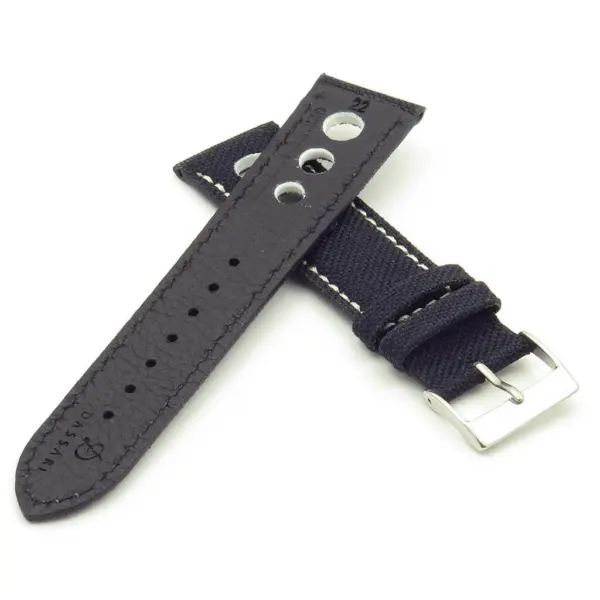 Turbo Nylon Rally Strap w Contrast Stitching & Leather Backing By DASSARI #11
