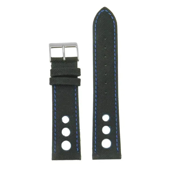 Turbo Nylon Rally Strap w Contrast Stitching & Leather Backing By DASSARI #15