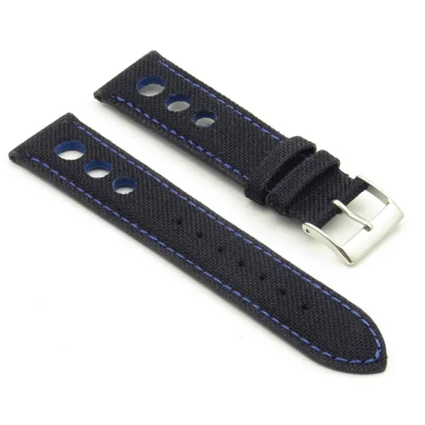 Turbo Nylon Rally Strap w Contrast Stitching & Leather Backing By DASSARI #16
