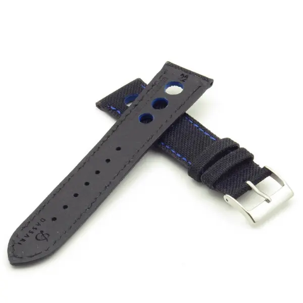 Turbo Nylon Rally Strap w Contrast Stitching & Leather Backing By DASSARI #17