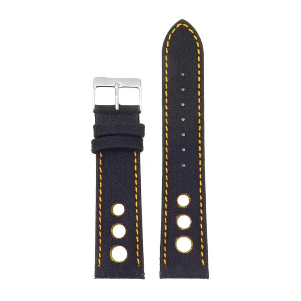Turbo Nylon Rally Strap w Contrast Stitching & Leather Backing By DASSARI #18