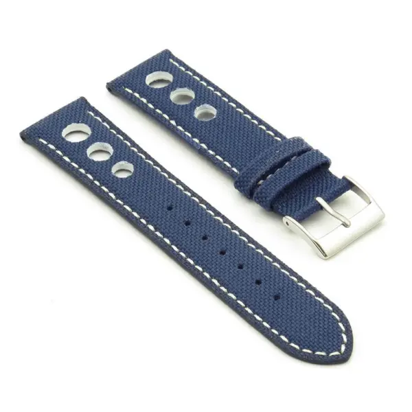 Turbo Nylon Rally Strap w Contrast Stitching & Leather Backing By DASSARI #28