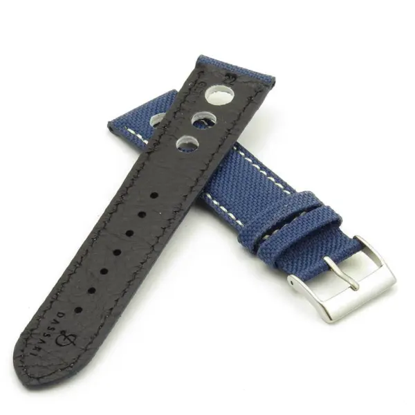 Turbo Nylon Rally Strap w Contrast Stitching & Leather Backing By DASSARI #29