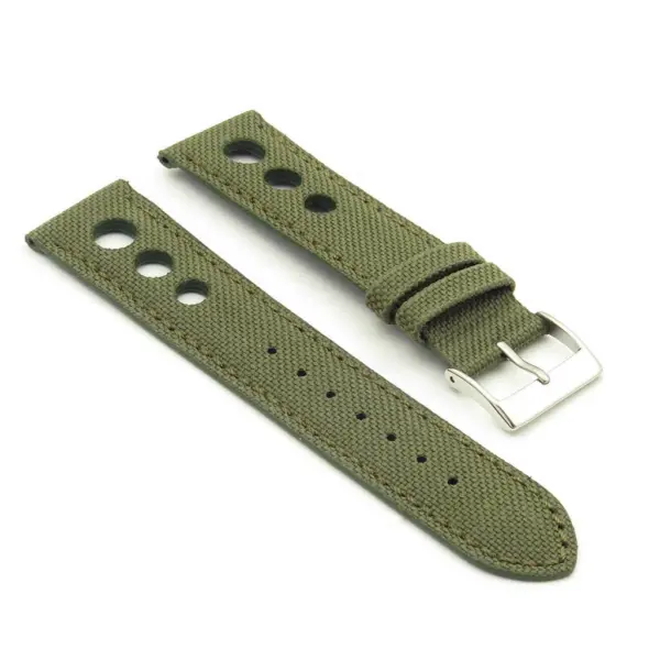 Turbo Nylon Rally Strap w Contrast Stitching & Leather Backing By DASSARI #34