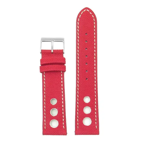 Turbo Nylon Rally Strap w Contrast Stitching & Leather Backing By DASSARI #39