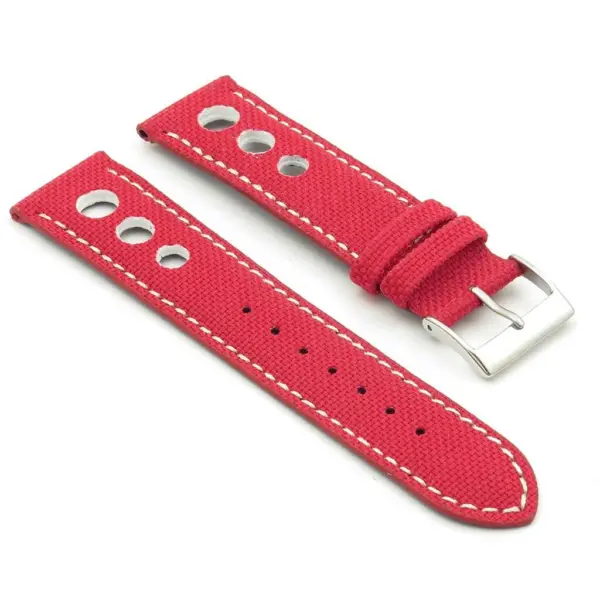 Turbo Nylon Rally Strap w Contrast Stitching & Leather Backing By DASSARI #40