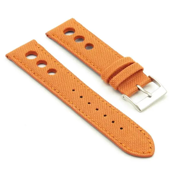 Turbo Nylon Rally Strap w Contrast Stitching & Leather Backing By DASSARI #43