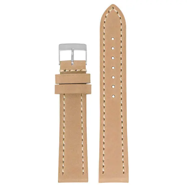 Vintage Leather Strap For Garmin Vivoactive 4S #8