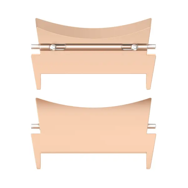 s.ad1 .rg Alt Rose Gold StrapsCo Stainless Steel Strap Adapter for Samsung Galaxy Watch 4