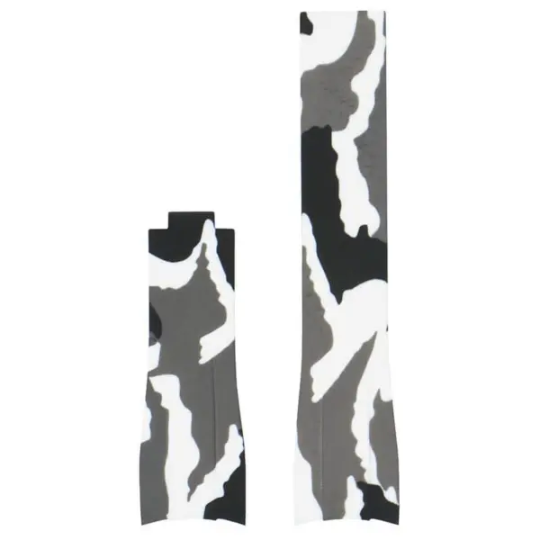 R.rx7.22.nb Up White Camo (No Buckle) StrapsCo Fitted Camo Rubber Watch Band Strap