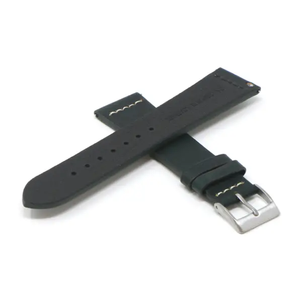 DASSARI Cross Dark Emerald Kingwood III Premium Vintage Leather Watch Band Strap