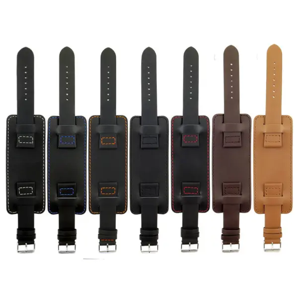 DASSARI Leather Cuff Strap All Colors P616