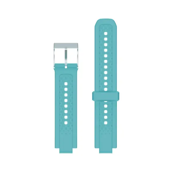 G.r35.11a Up Teal StrapsCo Silicone Rubber Watch Band Strap For Garmin Forerunner 25 (Small Version)