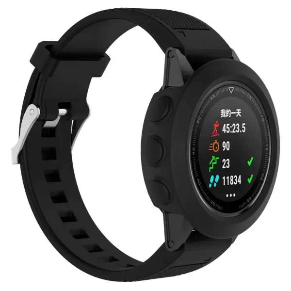 G.pc5.1 Silicone Case Fits Fenix 5S In Black