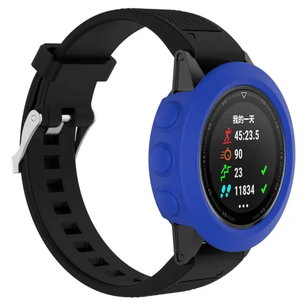 G.pc5.5 Silicone Case Fits Fenix 5S In Blue