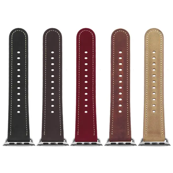 DASSARI Vintage Leather Strap For Apple Watch
