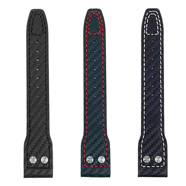All Color DASSARI Mirage iw6 Carbon Fiber Strap w Rivets