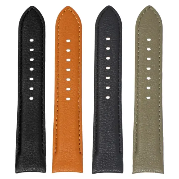 skt.l6 All Color DASSARI Fitted Textured Leather Watch Band Strap For Seiko Turtle 22mm