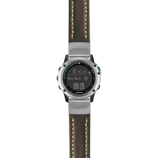 g.qtx3.st23 Main Black & White StrapsCo Heavy Duty Mens Leather Watch Band Strap 22mm