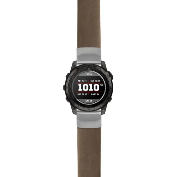 g.t7.st24 Main Brown StrapsCo Heavy Duty Leather Watch Band Strap 22mm