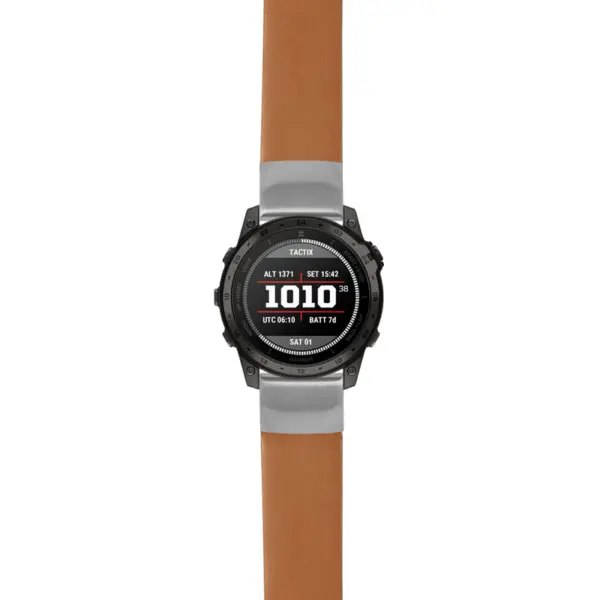 g.t7.st24 Main Tan StrapsCo Heavy Duty Leather Watch Band Strap 22mm