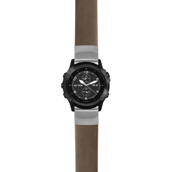 g.tbv.st24 Main Brown StrapsCo Heavy Duty Leather Watch Band Strap 22mm