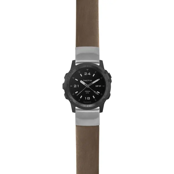 g.tch.st24 Main Brown StrapsCo Heavy Duty Leather Watch Band Strap 22mm