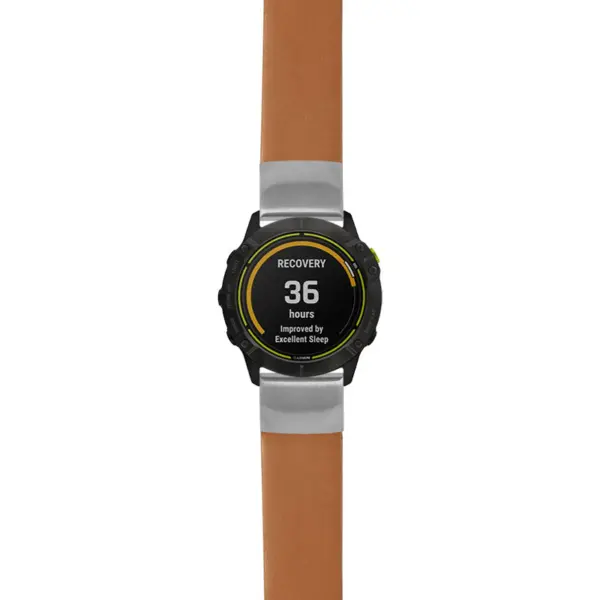 g.ed.st24 Main Tan StrapsCo Heavy Duty Leather Watch Band Strap 20mm