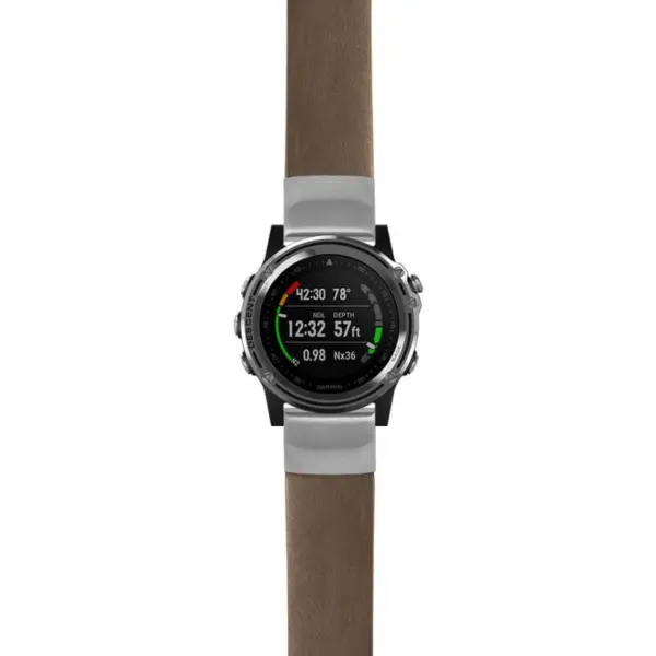 g.dmk1.st24 Main Brown StrapsCo Heavy Duty Leather Watch Band Strap 20mm