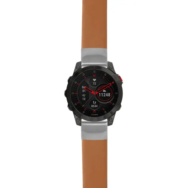 g.ep2.st24 Main Tan StrapsCo Heavy Duty Leather Watch Band Strap 20mm