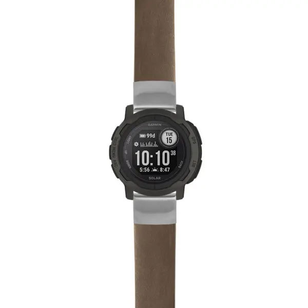 g.i2.st24 Main Brown StrapsCo Heavy Duty Leather Watch Band Strap 20mm