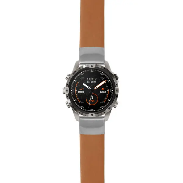 g.mrq2.st24 Main Tan StrapsCo Heavy Duty Leather Watch Band Strap 20mm