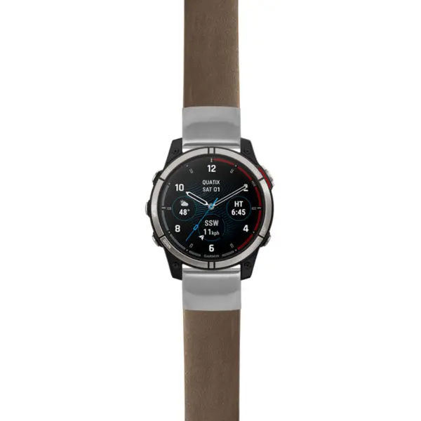 g.qtx7.st24 Main Brown StrapsCo Heavy Duty Leather Watch Band Strap 20mm