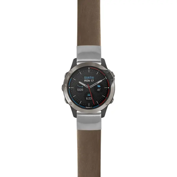 g.qtx6.st24 Main Brown StrapsCo Heavy Duty Leather Watch Band Strap 20mm