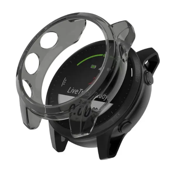 f.pc64.1 Black StrapsCo Protective Case For Garmin Forerunner 945 LTE