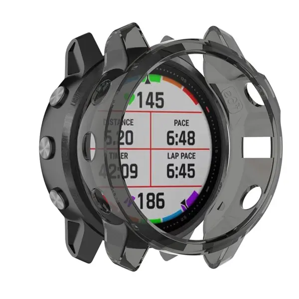 g.pc50.1 Black StrapsCo Protective Case For Garmin Fenix 6S