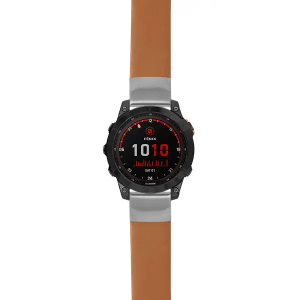 g.f7.st24 Main Tan StrapsCo Heavy Duty Leather Watch Band Strap 20mm