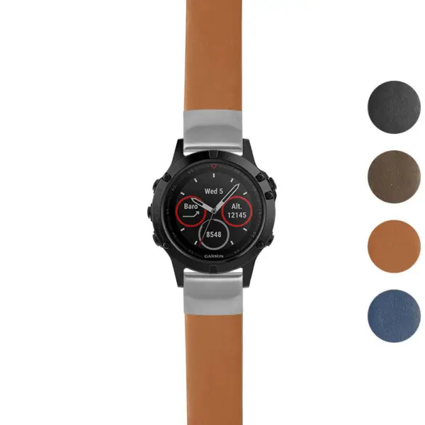 g.f5.st24 Gallery Tan StrapsCo Heavy Duty Leather Watch Band Strap 20mm