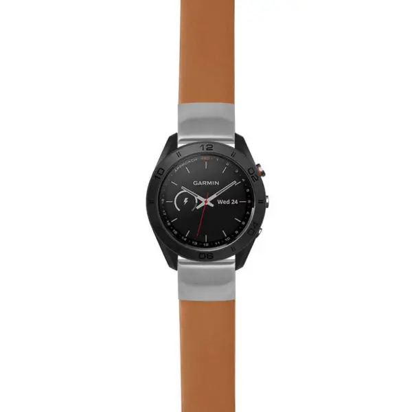 g.as60.st24 Main Tan StrapsCo Heavy Duty Leather Watch Band Strap 20mm