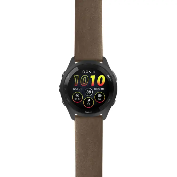 g.f265.st24 Main Brown StrapsCo Heavy Duty Leather Watch Band Strap 20mm