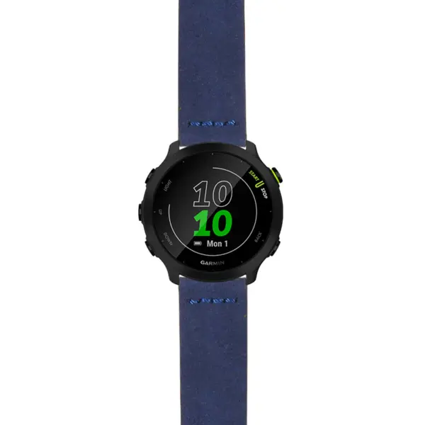 g.f55.st29 Main Blue StrapsCo Heavy Duty Suede Watch Strap 20mm