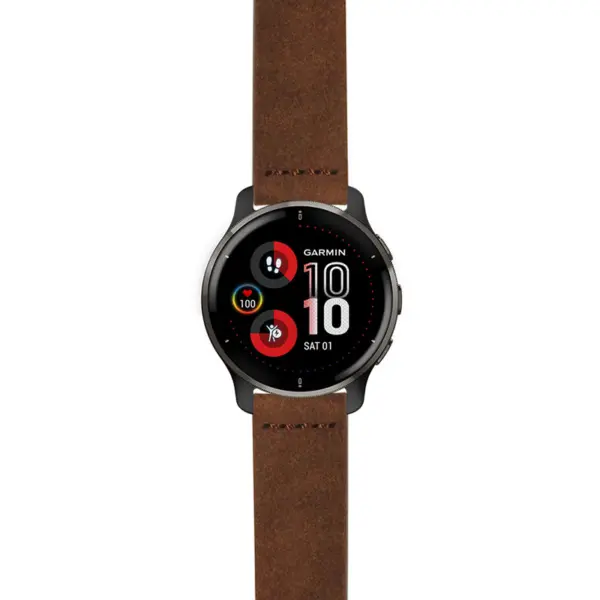 g.v2p.st29 Main Brown StrapsCo Heavy Duty Suede Watch Strap 20mm