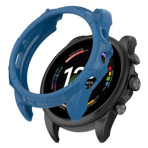 fs.pc1.5 Main Blue StrapsCo Protective Case for Fossil Gen6 42mm 44mm