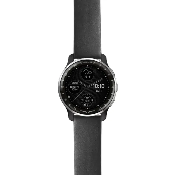 g.dax10.st24 Main Black StrapsCo Heavy Duty Leather Watch Band Strap 20mm