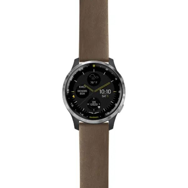 g.d2a.st24 Main Brown StrapsCo Heavy Duty Leather Watch Band Strap 20mm