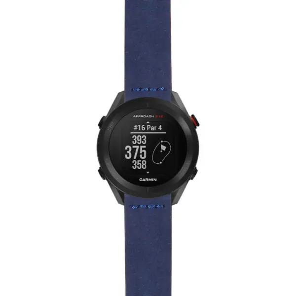 g.as12.st29 Main Blue StrapsCo Heavy Duty Suede Watch Strap 20mm