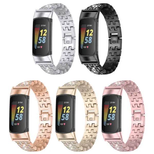 Pave Bracelet For Fitbit Charge 6 #2