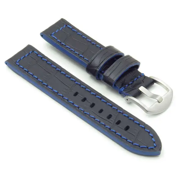ColorBlock Crocodile Strap For Garmin Forerunner 570 - 42mm #5
