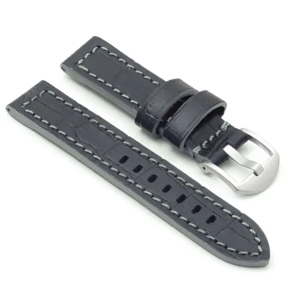 ColorBlock Crocodile Strap For Garmin Forerunner 570 - 42mm #6