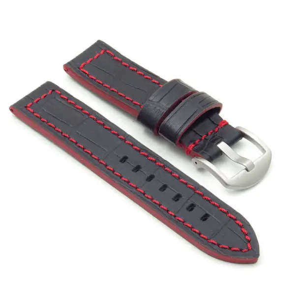 ColorBlock Crocodile Strap For Garmin Forerunner 570 - 42mm #8